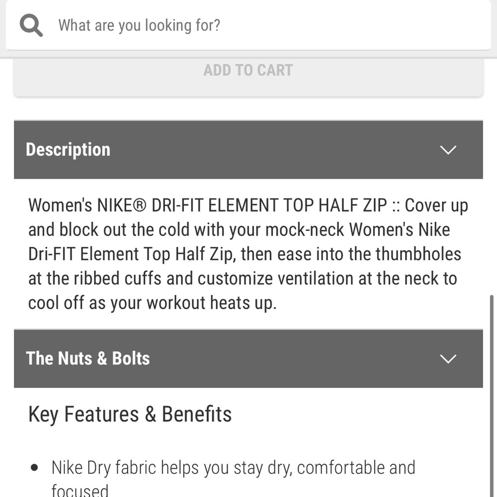 Nike Women’s Dri-FIT Element Half Zip - Picture 10 of 11